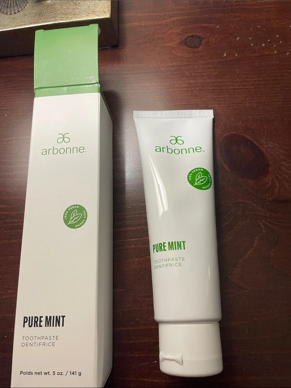 Arbonne Pure Mint Toothpaste — Brand New